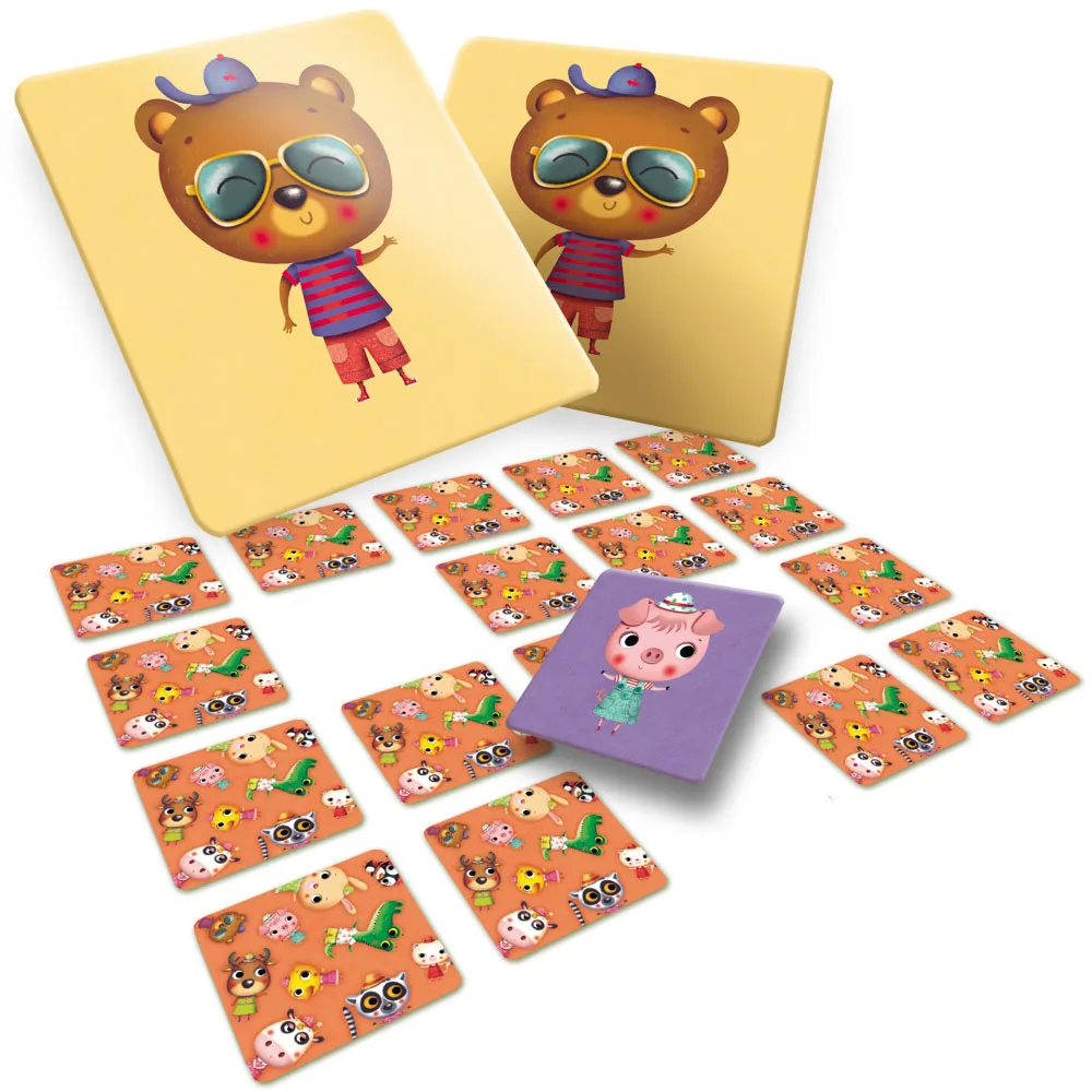 Игра мемори LUDATTICA Детеныши животных|Карточные игры| |