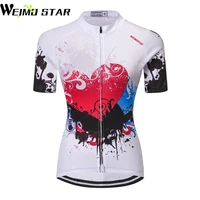 weimostar pro team mtb summer womens ropa ciclismo cycling clothing sports cycling jersey bike shirt pink heart size s xxxl