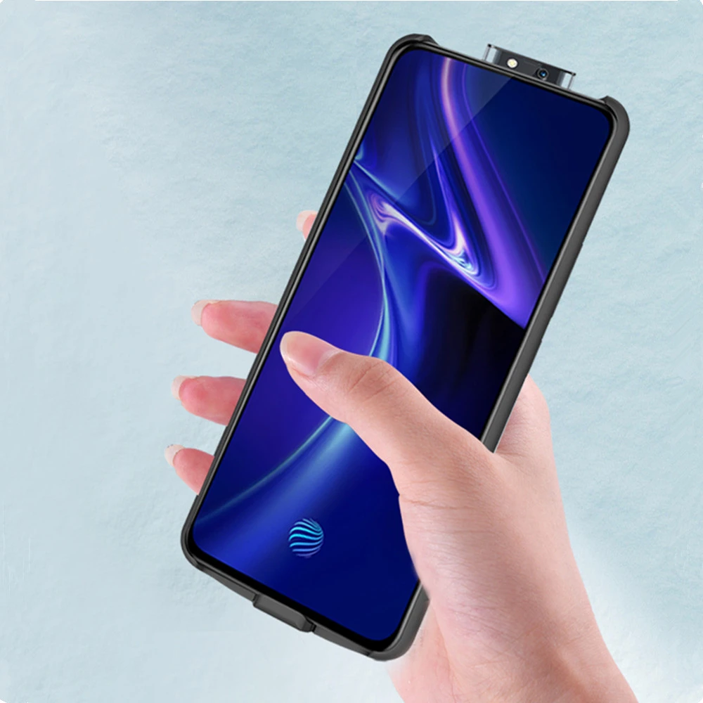Чехол для зарядки аккумулятора s для VIVO X27 Pro, внешний аккумулятор, чехол для аккумулятора, 6500 мАч, портативное быстрое зарядное устройство, чехол для аккумулятора s