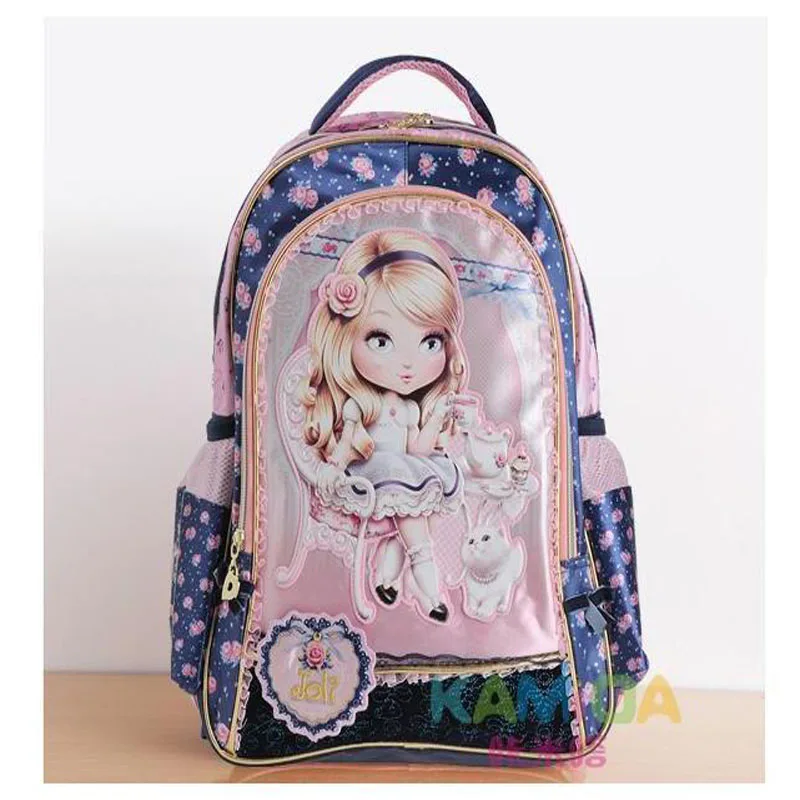 

Purple Mom Backpack, Shoulders Knapsack With Lacework, Thicken Strap Mommy Bag, Can Use As Girls Schoolbag