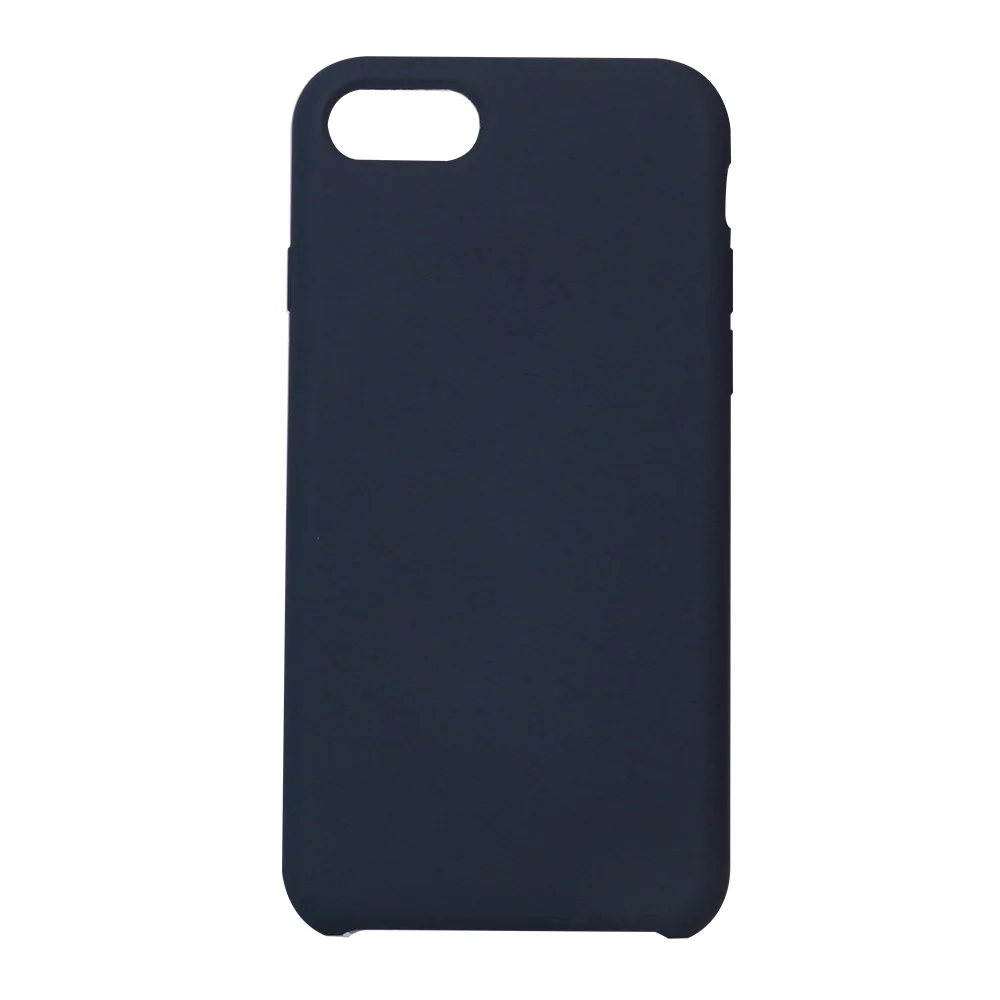 8.Mid-night blue Ikase Store жидкий силиконовый чехол для мобильного телефона для iphone x xr xs max мягкое Сенсорное покрытие из микрофибры чехол для iphone 8 7 6 6s plus - Цвет: 8.Mid-night blue
