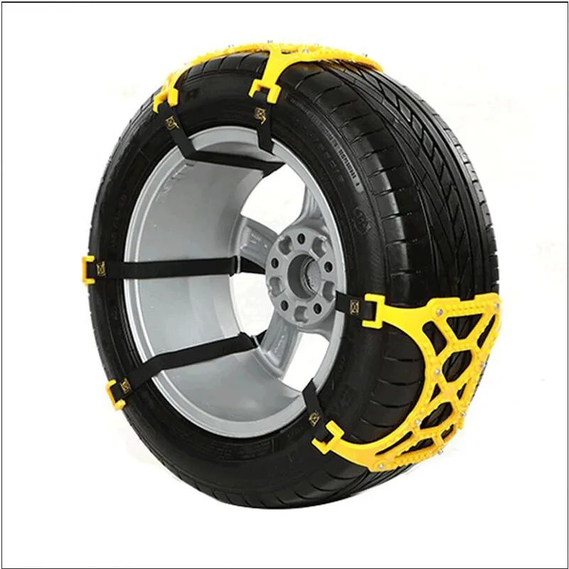 

1 pcs Universal thickening snow chains mud tires zinciri automobile car anti-skid safety chains double snap skid wheel chains