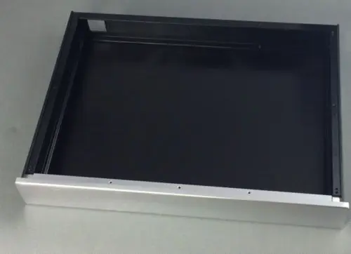 B-016 CNC все Алюминий шкаф шасси в корпусе коробка для DIY Аудио Мощность усилитель 430 мм* 62 мм* 308 мм 430*62*308 мм