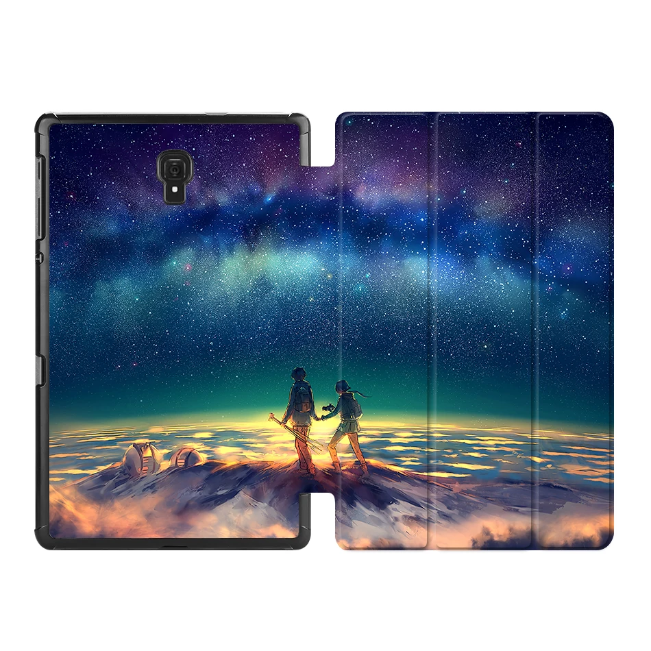 SS02 MTT для samsung Galaxy Tab A, 10,5 дюймов, чехол для планшета, мультяшный аниме, из искусственной кожи, флип, умный чехол, чехол, Авто Режим сна/пробуждения, SM-T590, T595 - Цвет: SS02