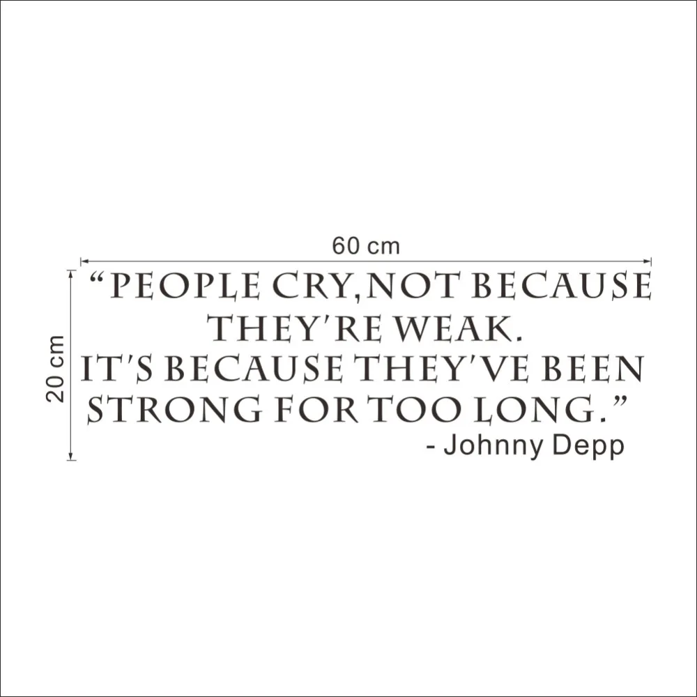 Люди плачут потому что они были сильными слишком долго сделай сам съемное