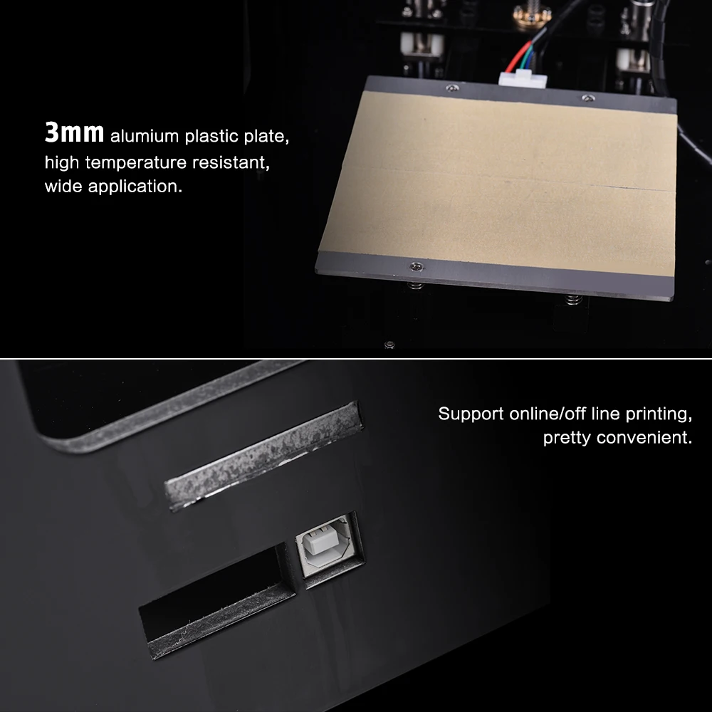 Anet A3-S Собранный настольный 3d принтер алюминиевая пластиковая рама высокоточная полная машина 150*150*150 мм Размер здания