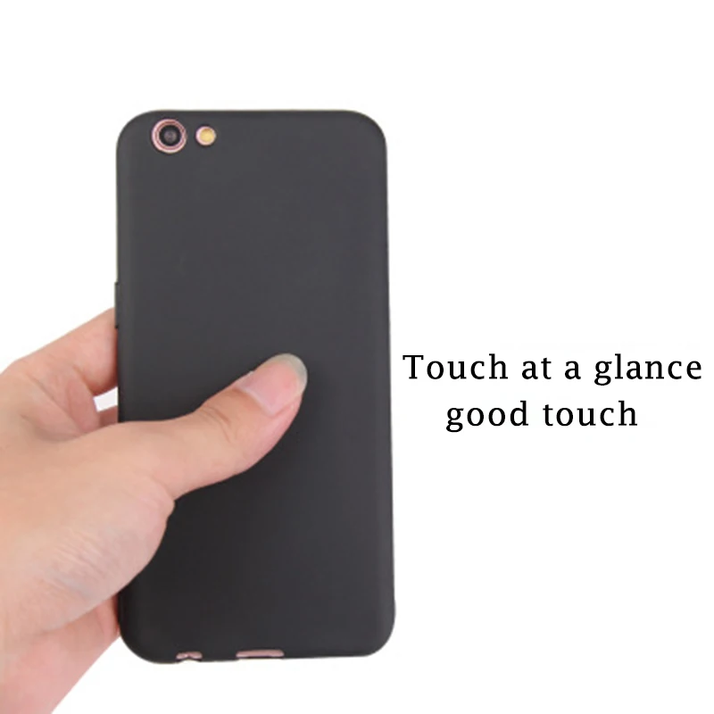 Wangcangli Matte solid color mobile phone case for OPPO R17 Silicone Soft TPU back shell |