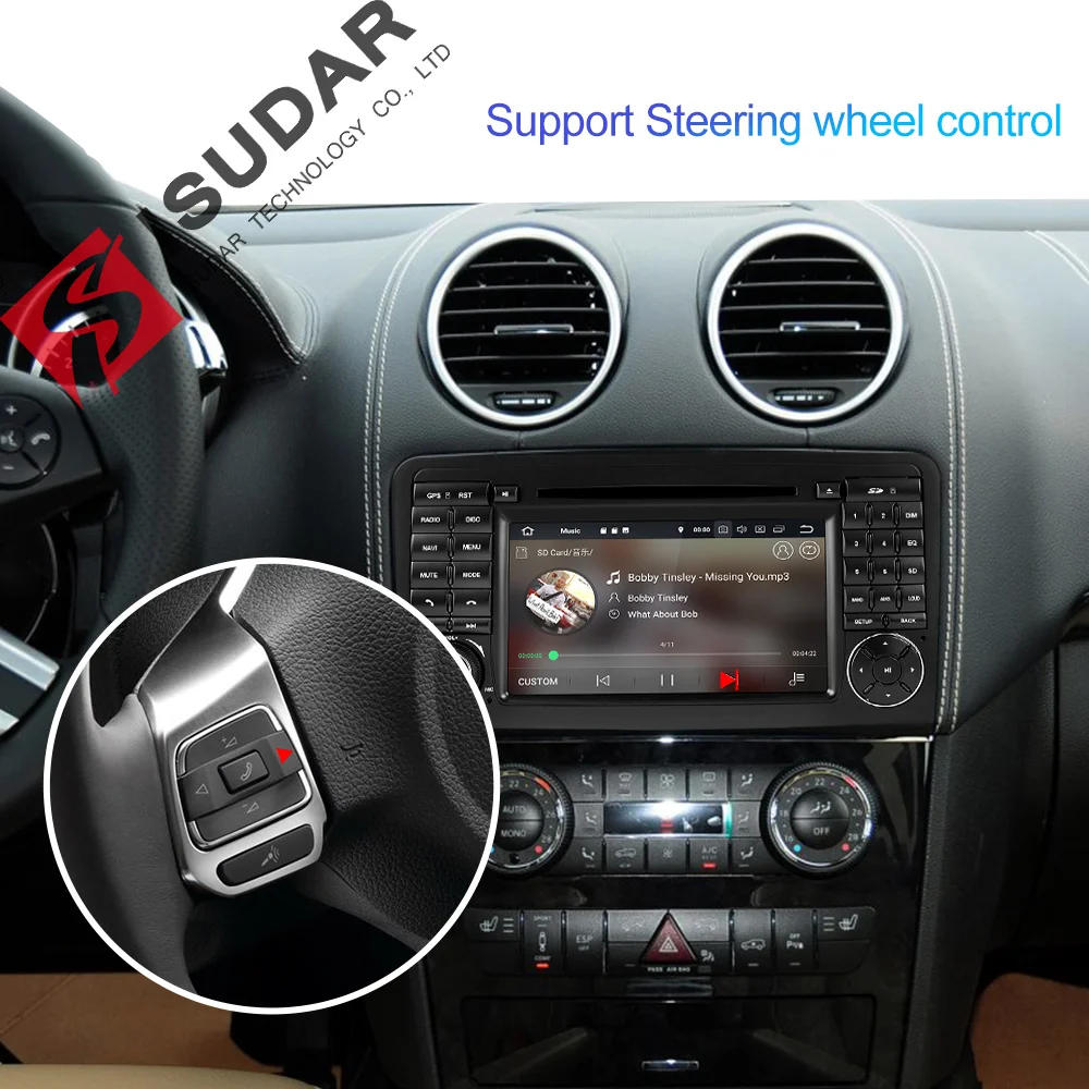 Isudar автомобильный мультимедийный плеер 2 Din Android 9 для Mercedes Benz/класс GL ml W164 ML350 gps автомобильное радио, dvd плеер DSP Octa Core FM