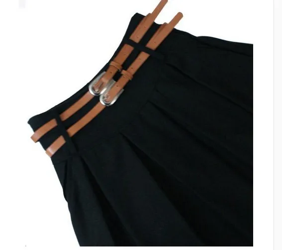 Новое поступление осень зима шерстянные юбки для женщин большие размеры средняя