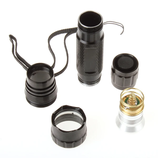 

501B Green LED Flashlight Torch Waterproof 300LM 18650 Outdoor LED Flash Light