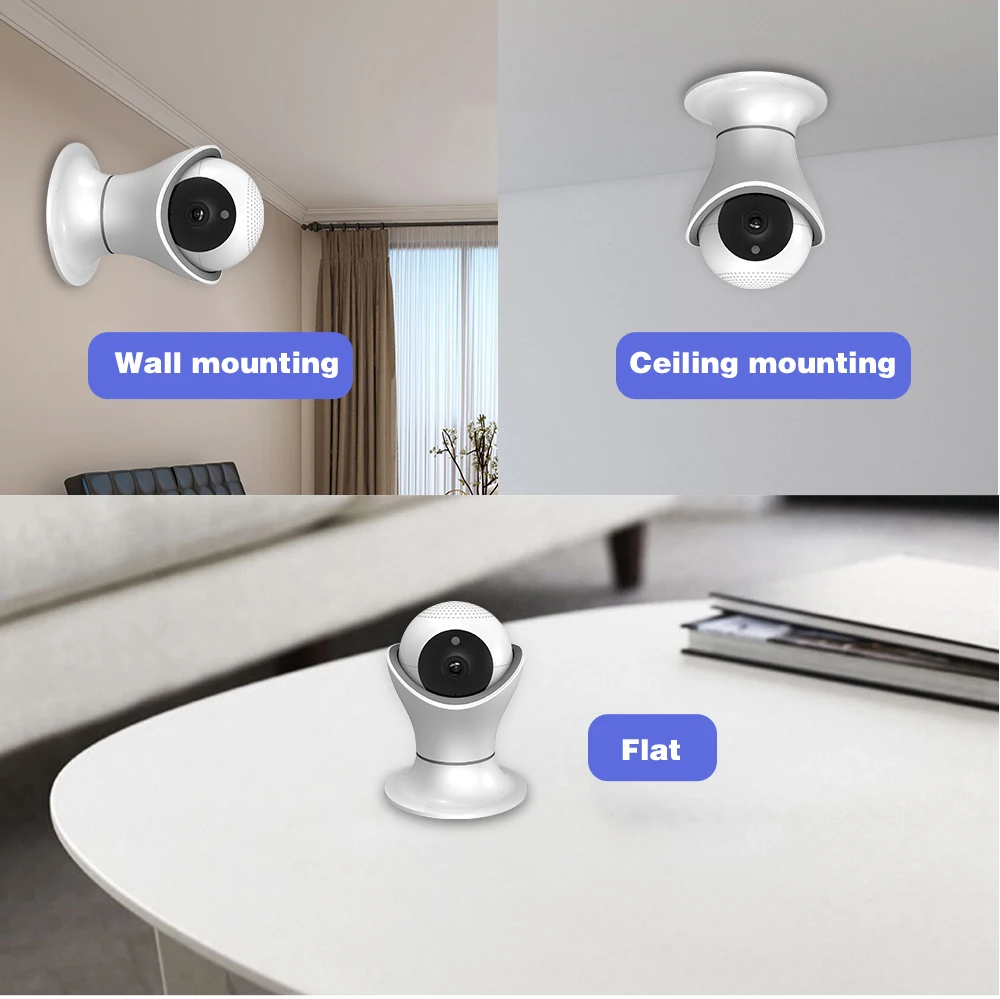 SDETER 1080P 2MP Беспроводная ip-камера Wifi домашняя камера видеонаблюдения видео запись двухстороннее аудио ночное видение Детский Монитор 1080P
