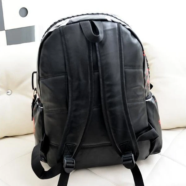 2016 Модный женский рюкзак с черепом рисунком в стиле панк уличная сумка рок