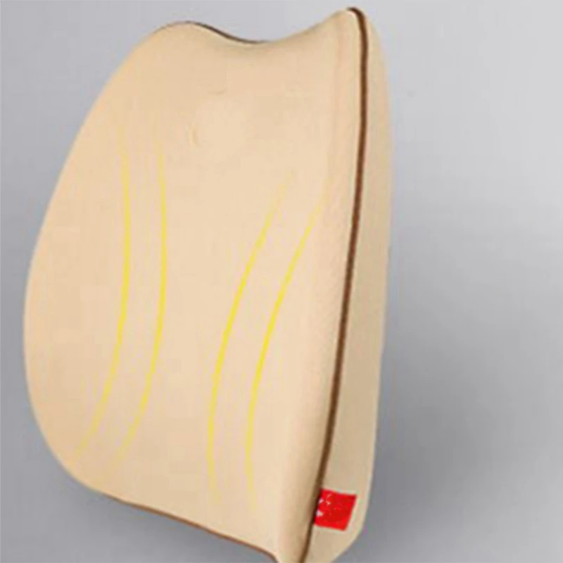 Подушка для поясничного отдела позвоночника с памятью формы для стульев, автомобильных сидений, домашнего офиса и облегчения боли.