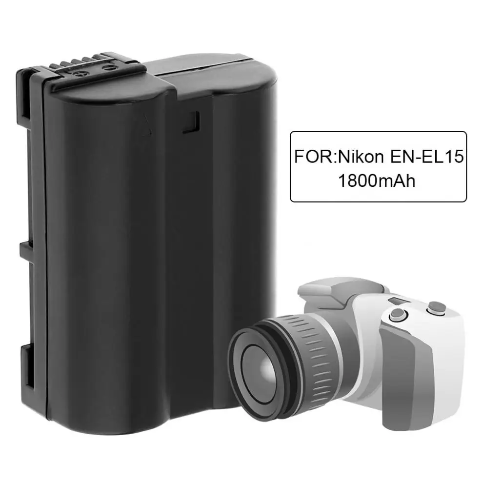 TPCELL EN EL15 1800mAh 7 0 V литий ионная EL15A SLR аккумуляторная камера батарея подходит для Nikon