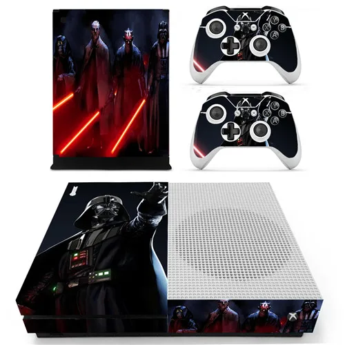 Ys-xboxoneS-0485 Пленка Звездные войны наклейка для Xbox One S консоль и контроллеры для Xbox One тонкая наклейка s винил - Цвет: Ys-xboxoneS-0485