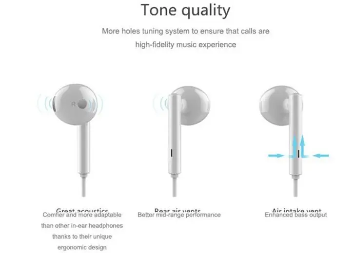 Huawei am116 наушники Honor AM115 Mic 3,5 мм/Тип c гарнитура для P8 P9 P10 P20 Pro Коврики, 7, 8, 9, 10, 20 Pro 20x Honor 7 8 V8