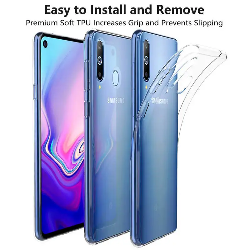 Чехол для Samsung Galaxy A8s силиконовый мягкий прозрачный чехол из ТПУ телефона 2018 ya8s 6 4