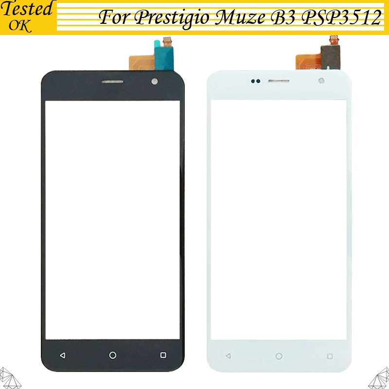 Протестировано хорошо для Prestigio Muze B3 psp 3512DUO psp 3512 DUO сенсорный экран сенсор Переднее стекло объектив для Prestigio psp 3512 сенсорный экран