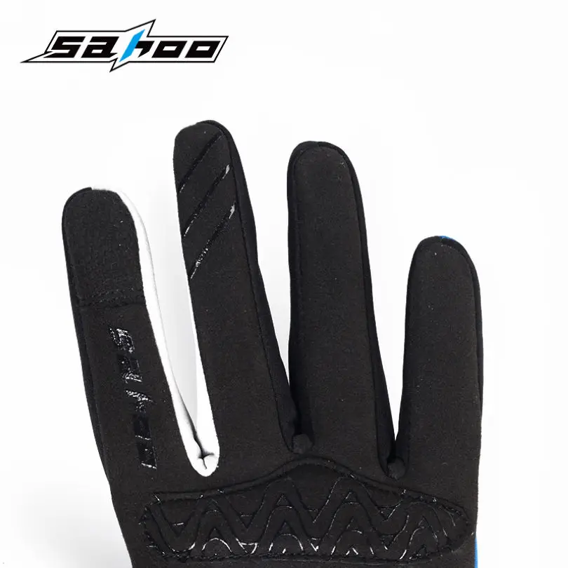 Мужские спортивные велосипедные перчатки SAHOO длинные для сенсорного экрана 2