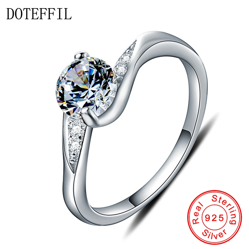 Женское кольцо из серебра 925 пробы с фианитом|round ring|fashion ringsring fashion |