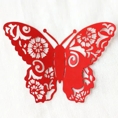 (6 шт./лот) полые железные наклейки |