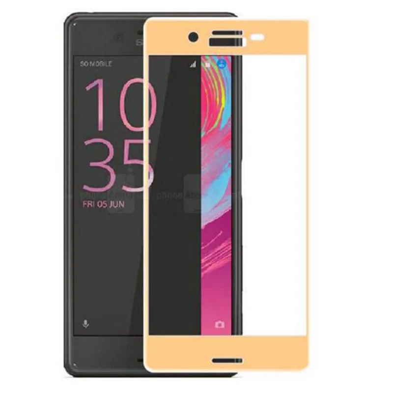 Полное покрытие закаленное стекло для Sony XA1 Ultra G3112 G3116 Двойная сим карта Защитная