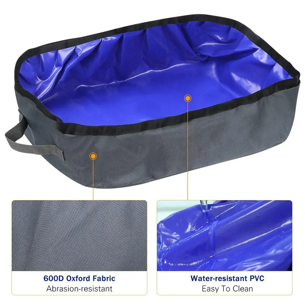 Adeeing складной кошачий унитаз дезодорирующий брызгозащищенный поднос для туалета