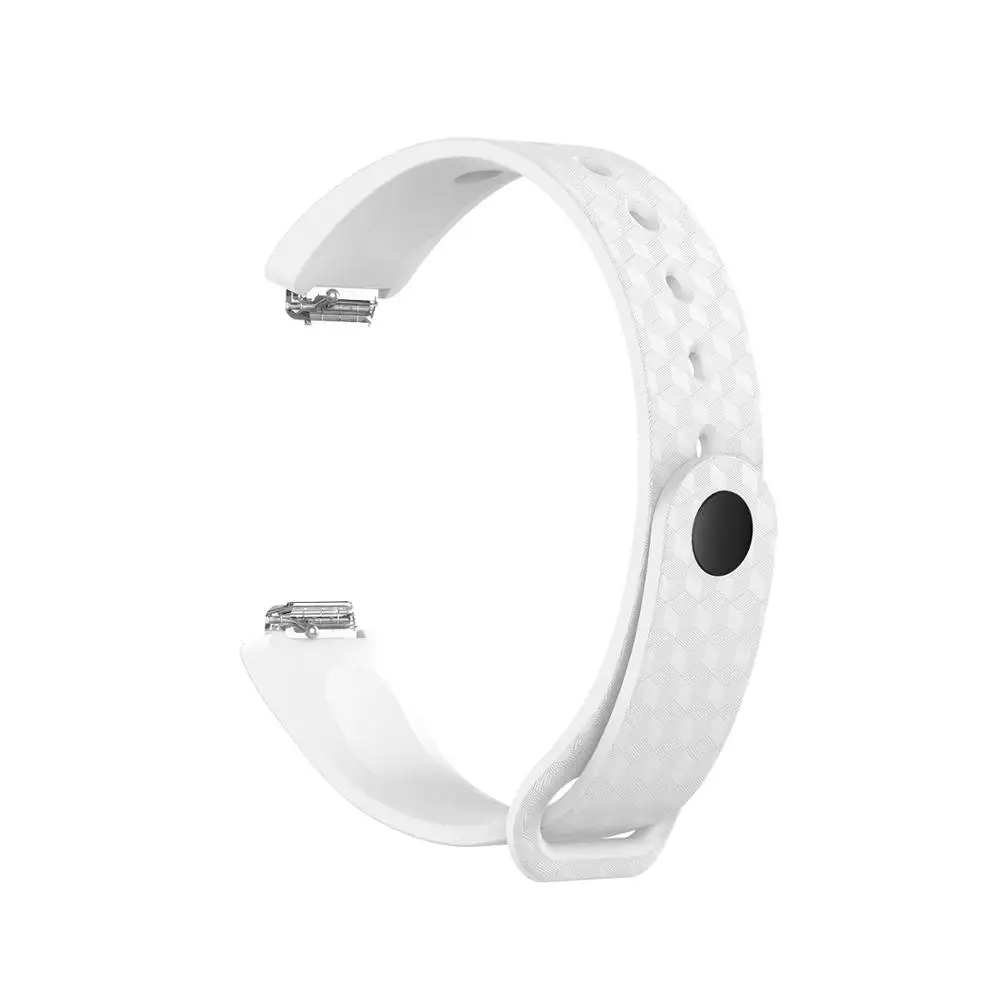 Ремешок для часов Fitbit Inspire HR трекер активности силиконовый наручный ремешок на замену силиконовый ремешок Браслет - Цвет: white