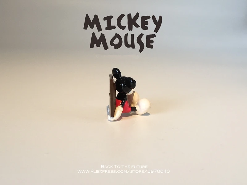 Disney Микки Мышь шоколад 2 5 см мини кукла фигурку аниме украшения коллекции фигурка