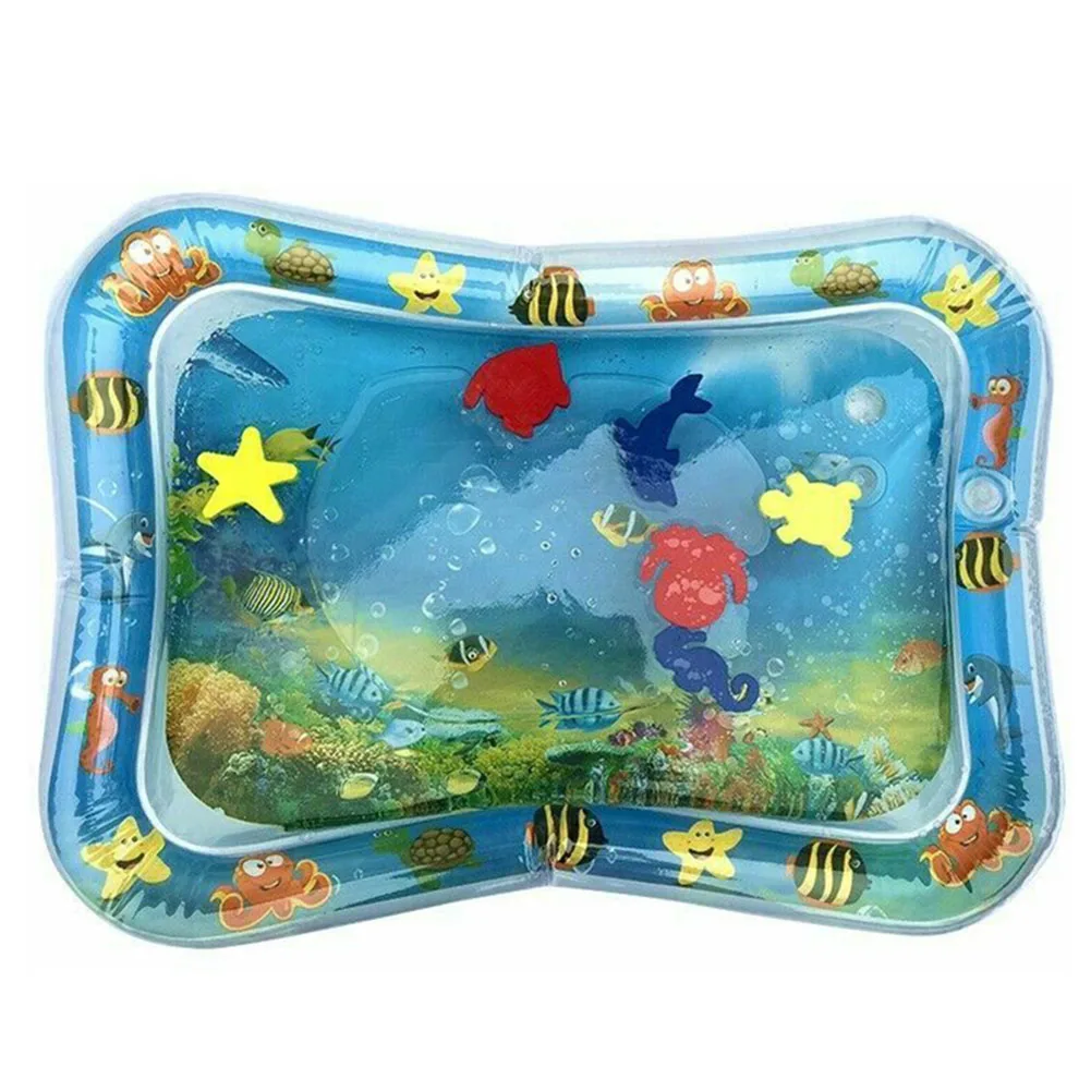 

Baby Kids water play mat Inflatable Infant Tummy Time Playmat Toddler for Baby Fun Activity Play Center