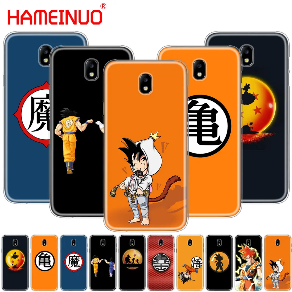 HAMEINUO Dragon Ball Z Saiyan Goku логотип желтая крышка чехол для телефона для Samsung Galaxy J3, J5, J7 года J527 J727 J327 J330 J530 J730 PRO