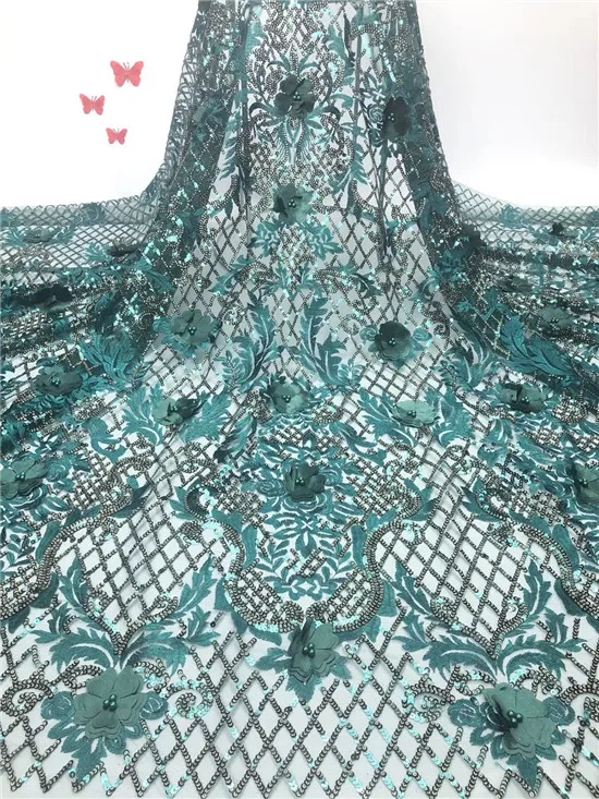 2019 Высококачественная африканская кружевная ткань органза французская сетка с