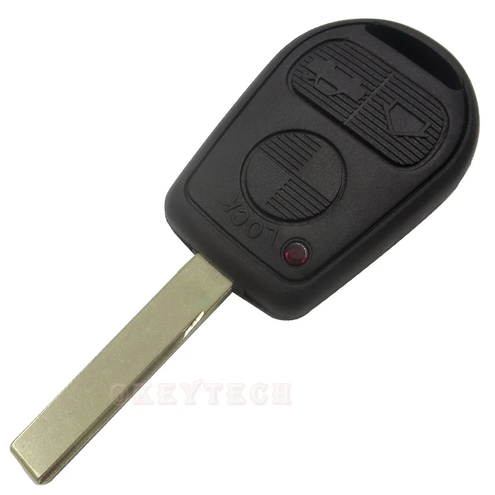 OkeyTech 3 кнопки дистанционного авто ключ оболочки для BMW e90 E31 E32 e34 e36 e38 e39 e46 e60 Z3 x5 e53