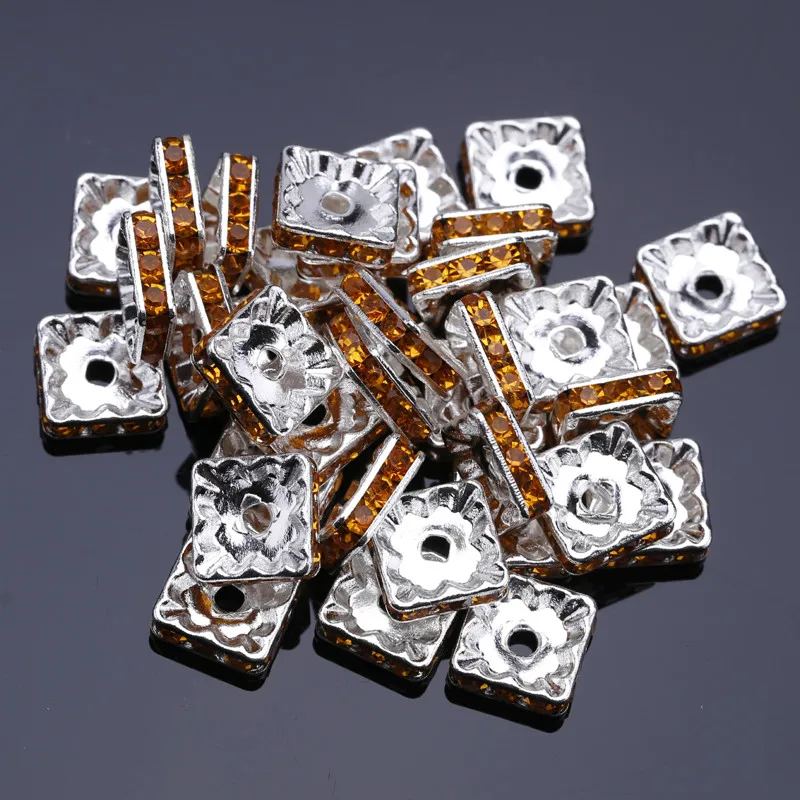 Бесплатная доставка 100 шт. 6 мм Посеребренные стразы блестящие элементы для сумки