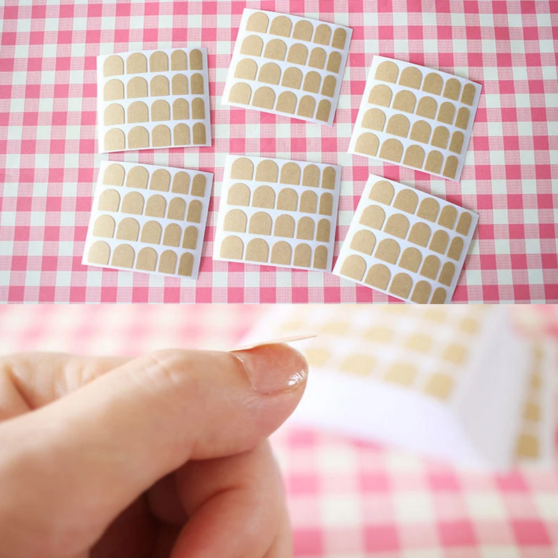 2020 10 шт. модные простые в использовании наклейки двусторонние искусственная