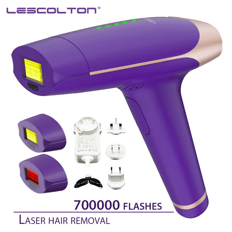 

Lescolton Laser Hair Removal Device t009 Permanent Hair Removal IPL laser Epilator Armpit Hair Removal to Remove Lip Legs Bikini