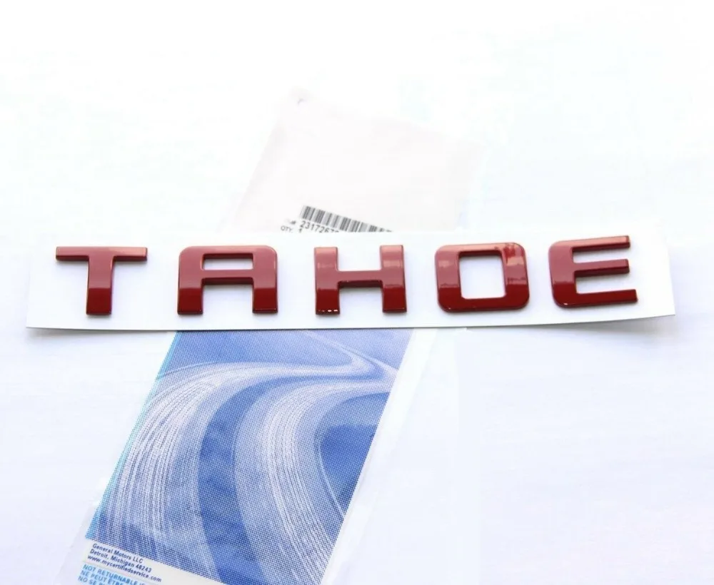 Новая заводская табличка TAHOE эмблема для 07 16 FU 2019|Наклейки салона авто| |