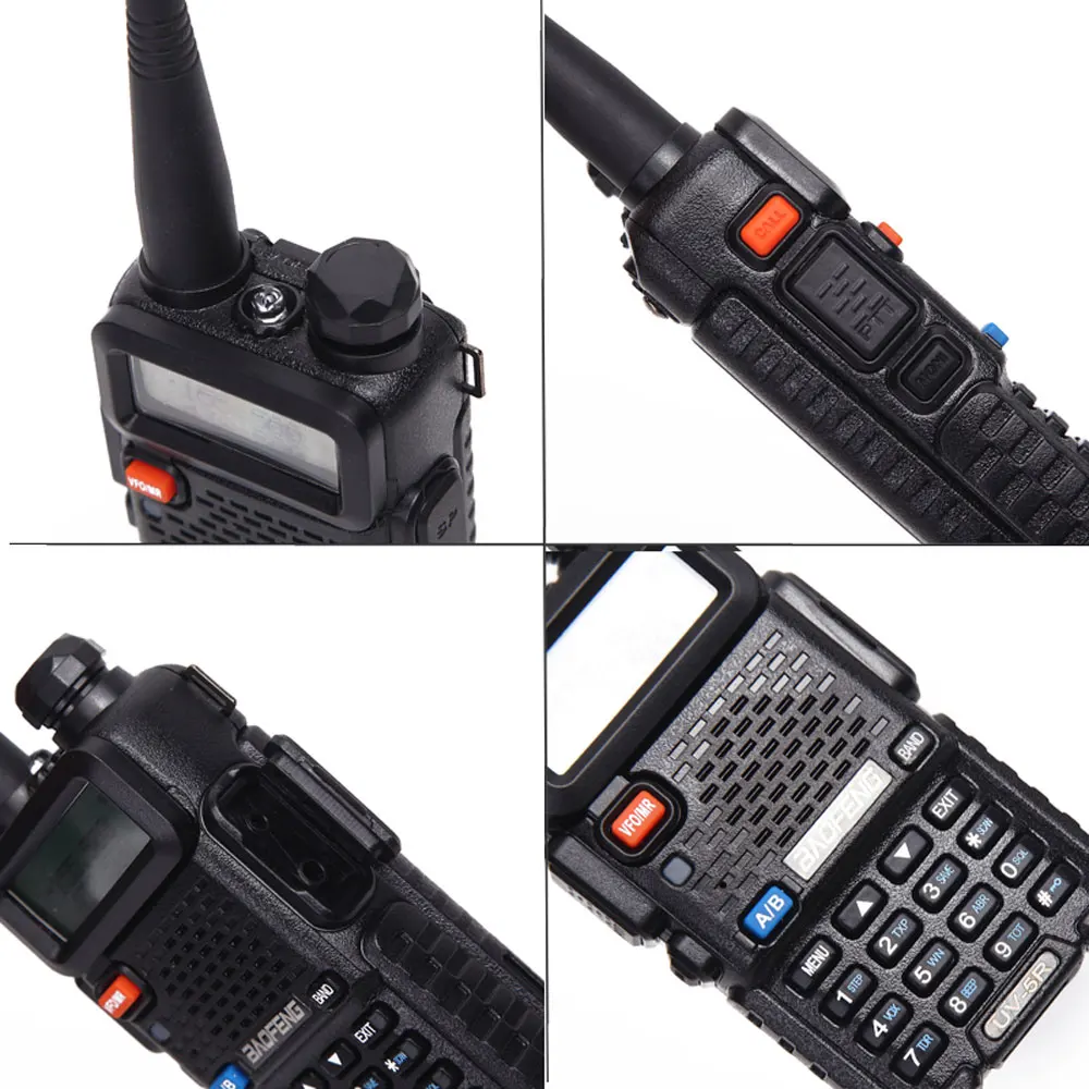 BaoFeng BF-UV 5R(UV-5R 3rd Gen) 5-Watt Dual Frequency Two-Way Radio(136-174Mhz VHF& 400-520Mhz UHF) Includes full kit