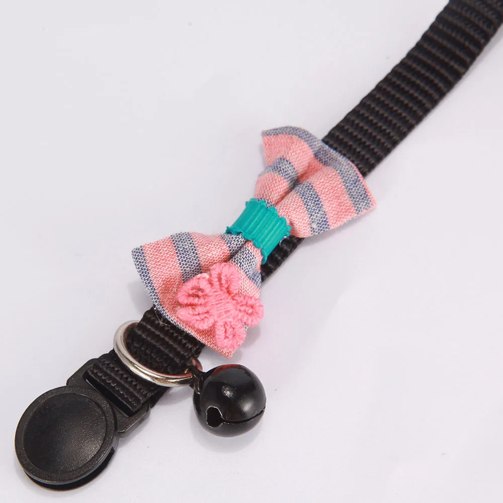Кошка воротник с Bowknots и колокольчиками для маленьких собак кошек продуктов