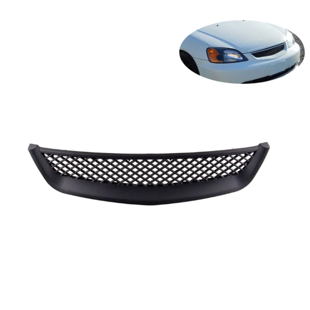 Гоночные грили для Honda Civic 2001 2002 2003 2DR/4DR EM/ES Черный ABS type R стиль решетка крышка