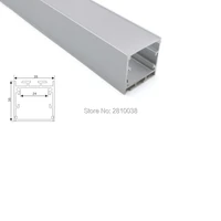 20 x 1m setslot 35mm deep u shape aluminum u channels and surface mounted led aluminum profile for suspending lights