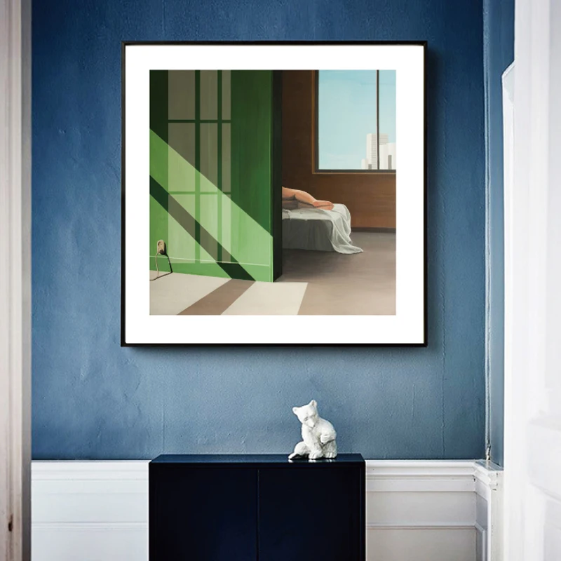 Абстрактная абстрактная цветная картина маслом Современный стиль Куадрос