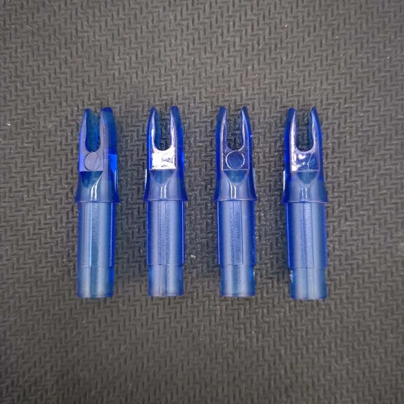60pcs blue 60 шт стрельба из лука 6,2 мм пластиковые стрелы Nocks внутренние хвосты стрелы DIY стрелы для idмм стрелы - Цвет: 60pcs blue
