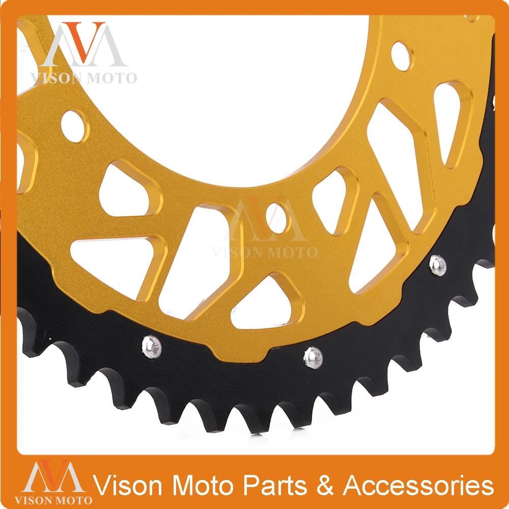 CNC 42 T 47 т 48 49 50 T 51 T заднее зубчатое колесо для цепи для Suzuki TSR dr DRZ RM RMX RS 125 200 250 350 400 450 RM125 RM250 E SM