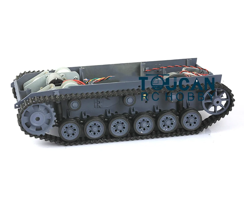 HengLong 1/16 масштаб Немецкий Stug III rc Танк 3868 шасси W/пластиковые треки колеса TH00308