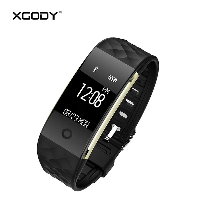 XGODY S2 Смарт часы с пульсом для мужчин Android iOS фитнес Bluetooth браслет шагомер счетчик