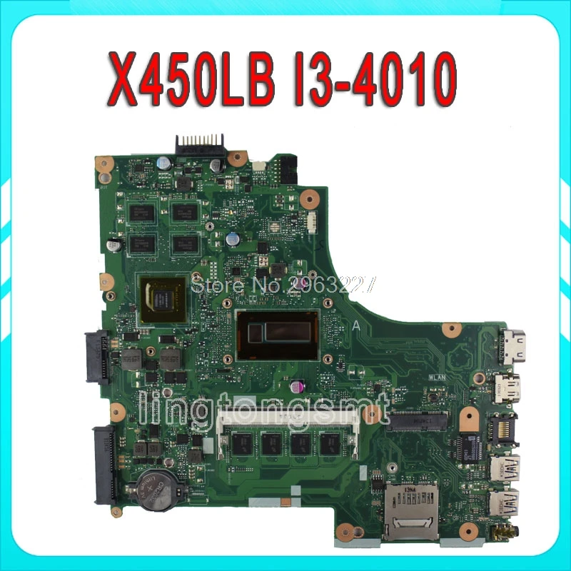 X450LB для For Asus материнская плата ноутбука X450LC REV2.2 на плате I3 4010U GeForce GT740M полностью