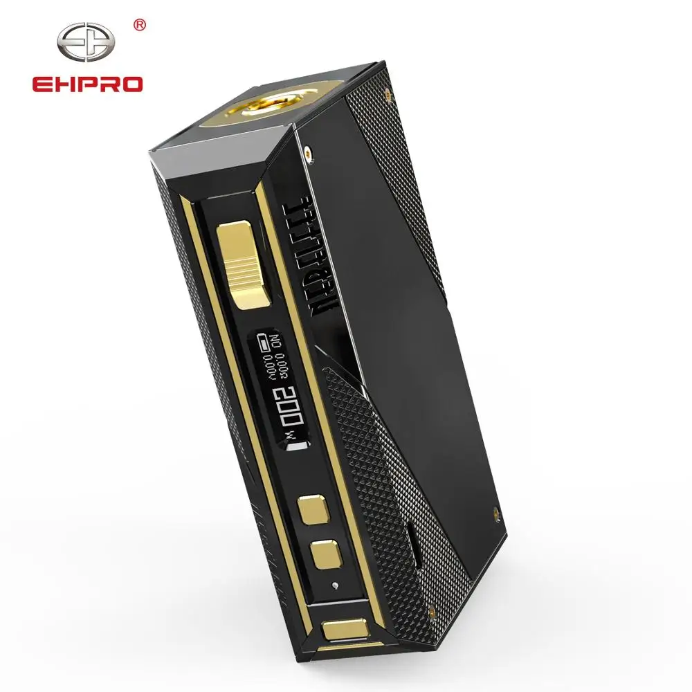 Бесплатный подарок Ehpro холодная сталь 200 TC коробка мод с 5 Вт Выход 18650 батарея Vape