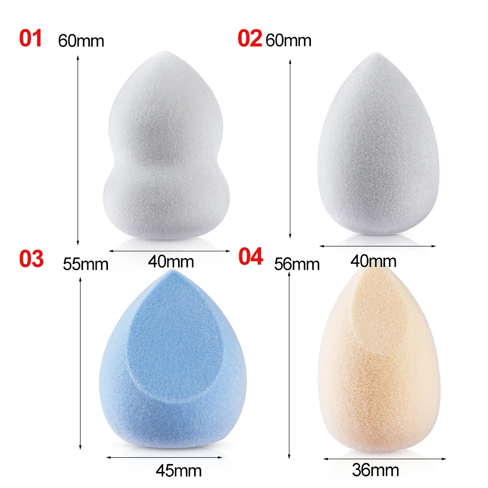 1 шт. бархатная Губка из микроволокна пух поверхность капля/Тыква Косметическая