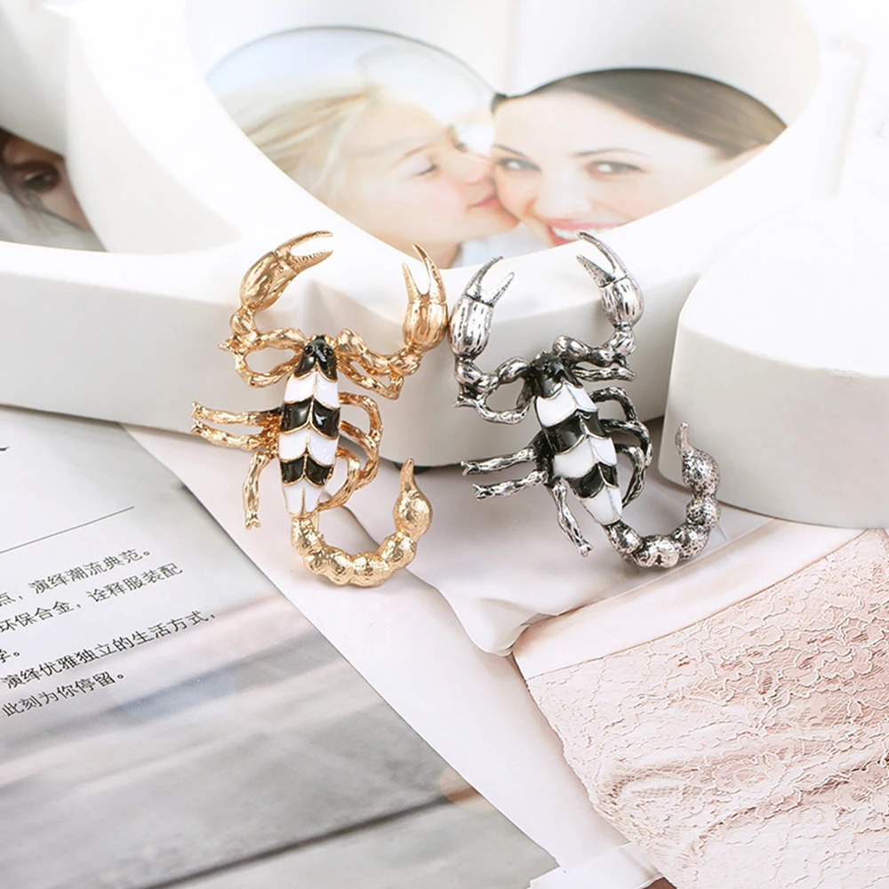 PrePiece Retro Scorpion Brooch Personality Drop Oil Brooches Fashion Jewelry Accessories for Women Daily/Club 2018 New PX0080 | Украшения и